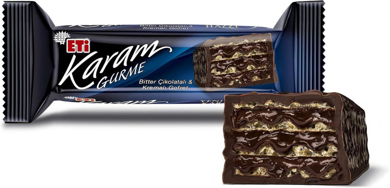 Eti Karam Gourmet Dark Chocolate Wafer 50g x 18 Pieces - صورة 1