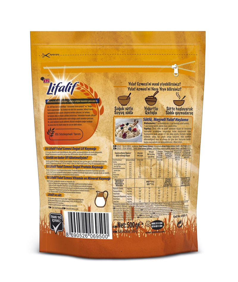 Eti Lifalif Rolled Oats 500g - صورة 2