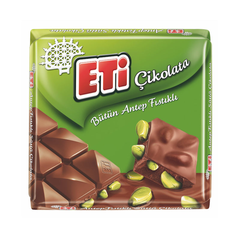 Eti Pistachio Milk Chocolate Bar 60g - Eti
