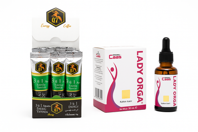 Exciting Drink Set - Q7 Hazelnut Coffee and Lady Orga Drops - Sets