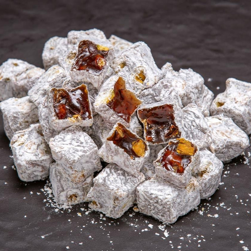 H. Mustafa Double Roasted Turkish Delight 1kg Tin