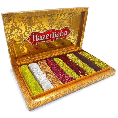 Translation missing: en.Hazer Baba Luxury Turkish Delight Gift Box with nine assorted varieties 1750g - Hazer Baba - accessibility.image_number 1