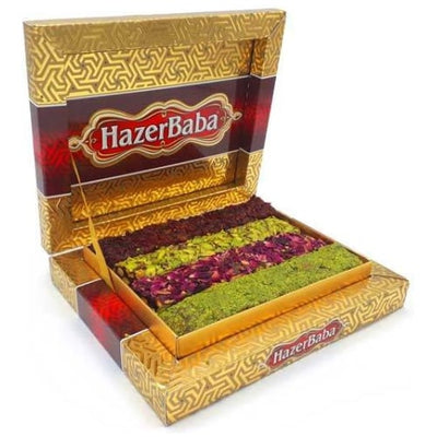 Hazer Baba Luxury Turkish Delight Box with 4 varieties 850g - Hazer Baba