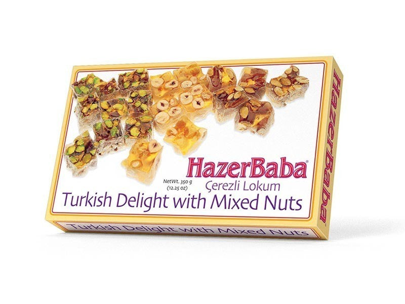 Hazer Baba Mixed Nuts Turkish Delight available in multiple sizes - Hazer Baba - Image 2