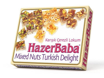 Hazer Baba Mixed Nuts Turkish Delight available in multiple sizes - Hazer Baba