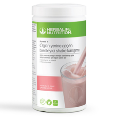 Herbalife Formula 1 Raspberry & White Chocolate Nutritional Shake Mix 550 g canister front view