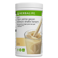 Herbalife Formula 1 Vanilla Nutritional Shake Mix 550 g canister front view