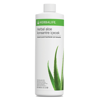 Herbalife Herbal Aloe Concentrate Drink Citrus Flavor 473 ml bottle front view - Herbalife