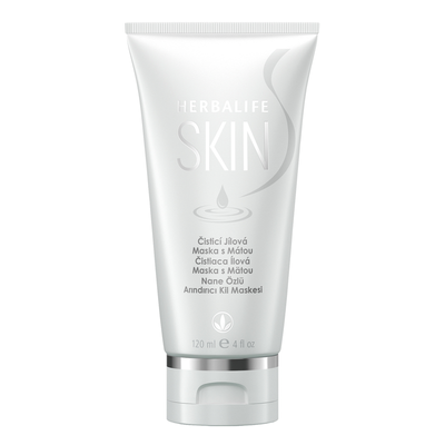 Herbalife Skin Purifying Mint Clay Mask 120 ml tube front view - Herbalife