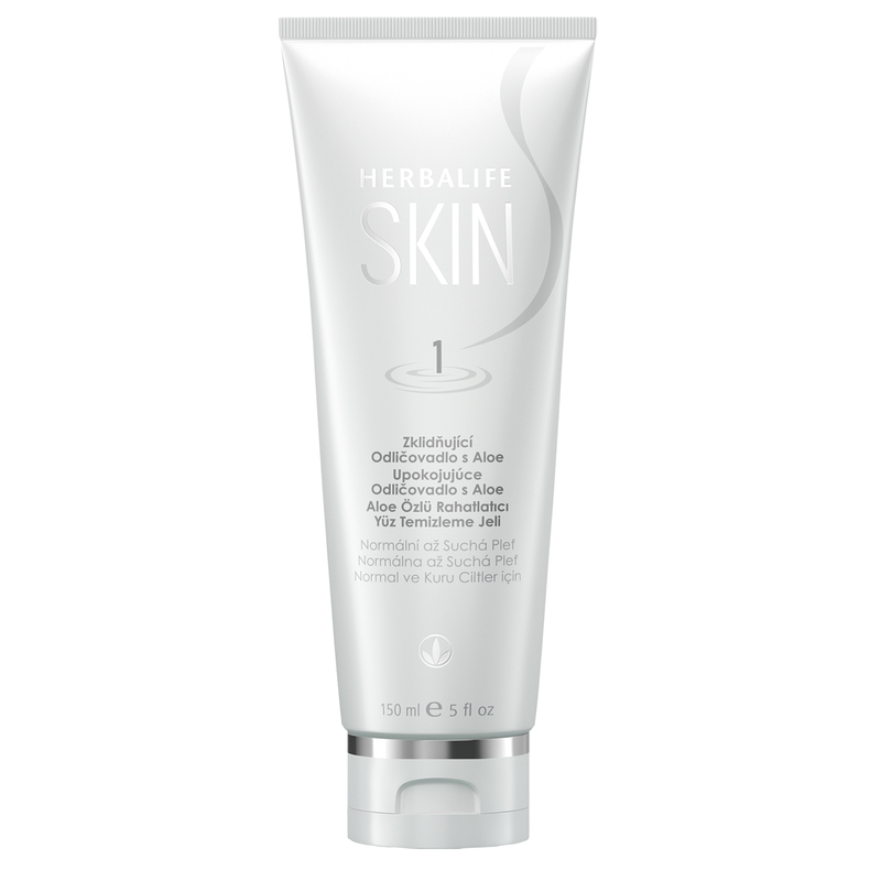 Herbalife Skin Soothing Aloe Cleanser 150 ml tube front view - Herbalife