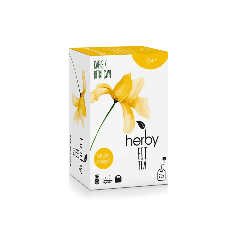 Herby Fit Tea with Apple Cider Vinegar & Pineapple 20 Teabags - Herby