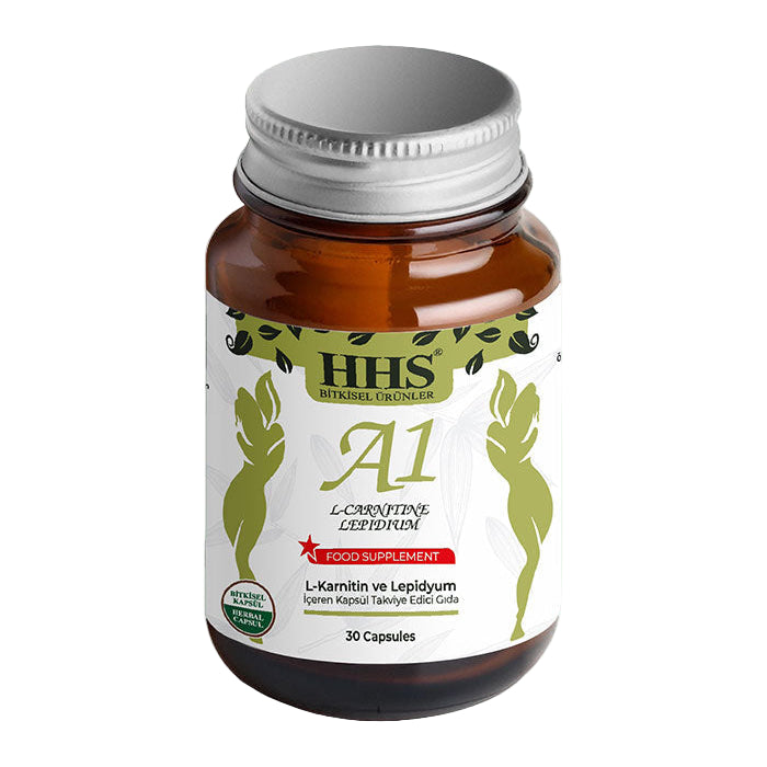 HHS A1 Herbal Dietary Supplement – bottle with 30 capsules designed to support men’s daily vitality - HHS - Image 2