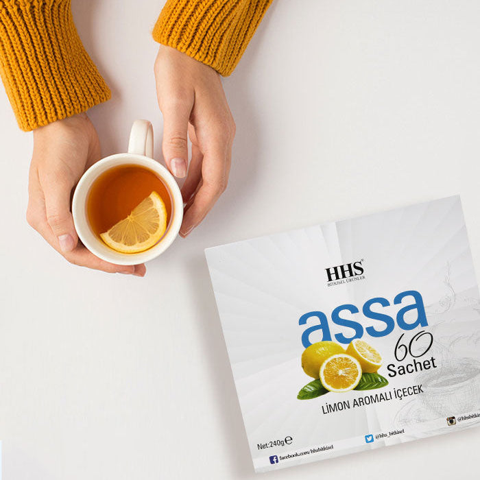 HHS Assa 60 Lemon Flavored Mixed Herbal Tea – Refreshing herbal tea bags with lemon flavor - HHS - Image 4
