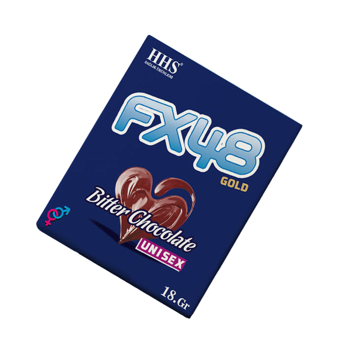 Translation missing: en.HHS FX48 Gold Bitter Heart-Shaped Unisex Chocolate 18g – Premium heart-shaped chocolate for men and women, gift box - HHS - accessibility.image_number 3