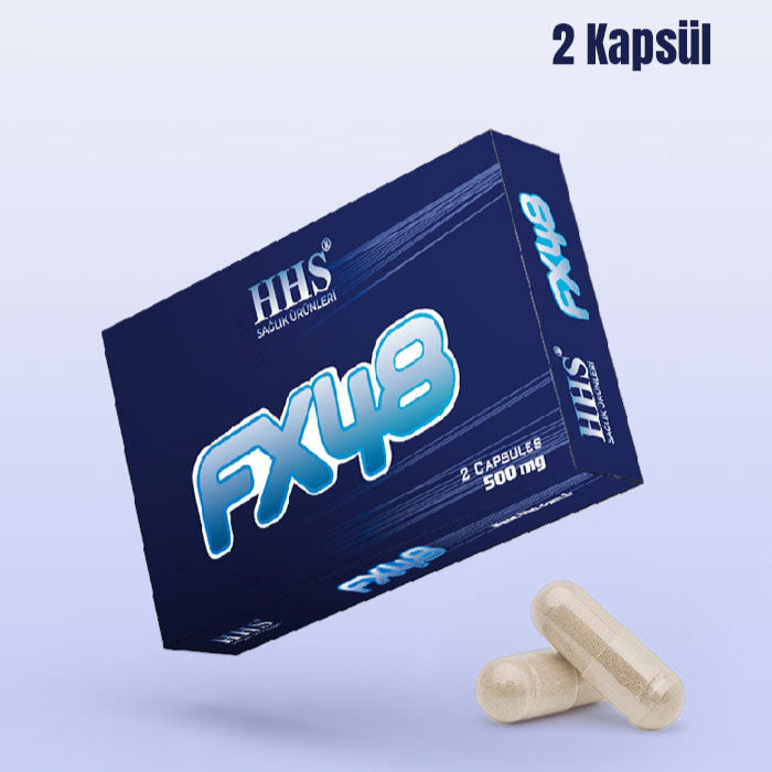 Translation missing: en.HHS FX48 Herbal Supplement Capsule 2-Pack – Herbal capsules for men and women, double pack - HHS - accessibility.image_number 2