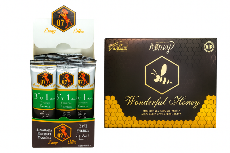 High Performance Set - Q7 Hazelnut Coffee and Wonderful Honey Sachets - Sets - Image 1