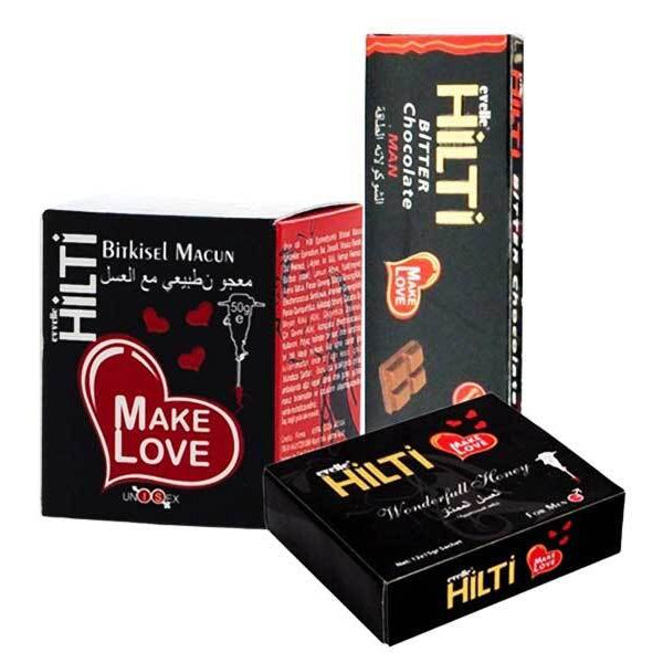 Translation missing: ar.Hilti Make Love Set - Chocolate, Herbal Paste, and Honey Sachets - Sets - accessibility.image_number 1