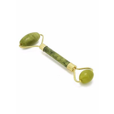 Jade stone face roller for natural skincare - Afiya