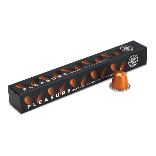 Kahve Dunyasi Caramel Flavored Capsule Coffee 10 Pieces Box - صورة 2