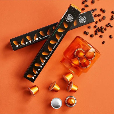 Kahve Dunyasi Caramel Flavored Capsule Coffee 10 Pieces Box - Kahve Dunyasi