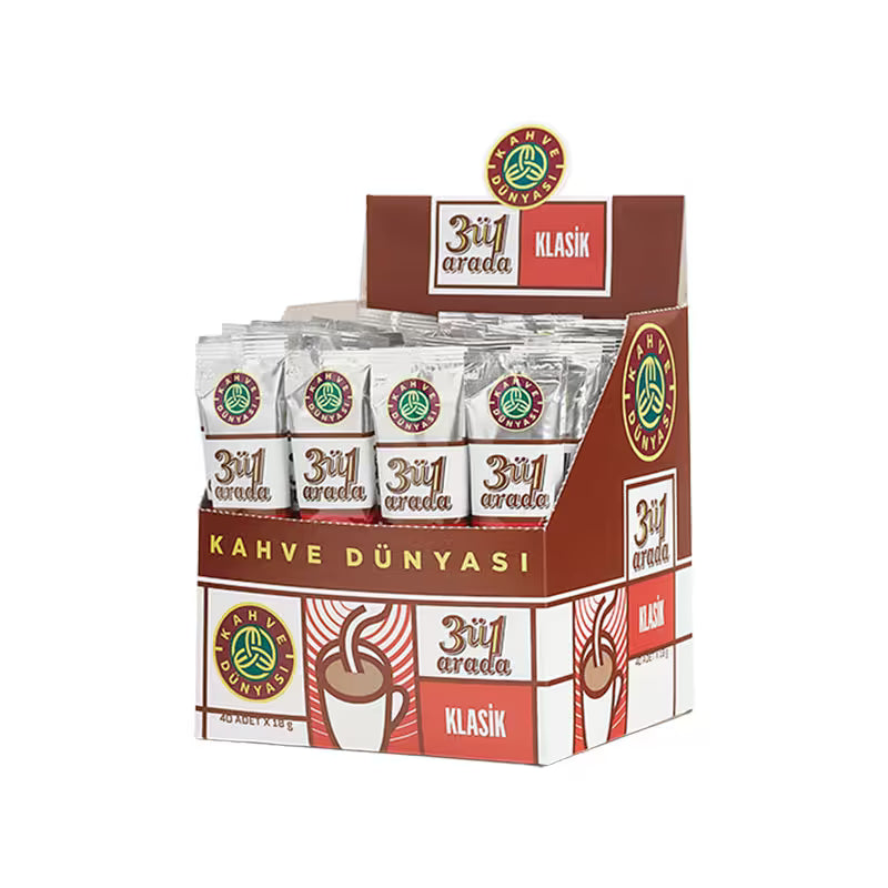 Kahve Dunyasi Classic 3-in-1 Coffee 12g x 40 Pack - Kahve Dunyasi - Image 1