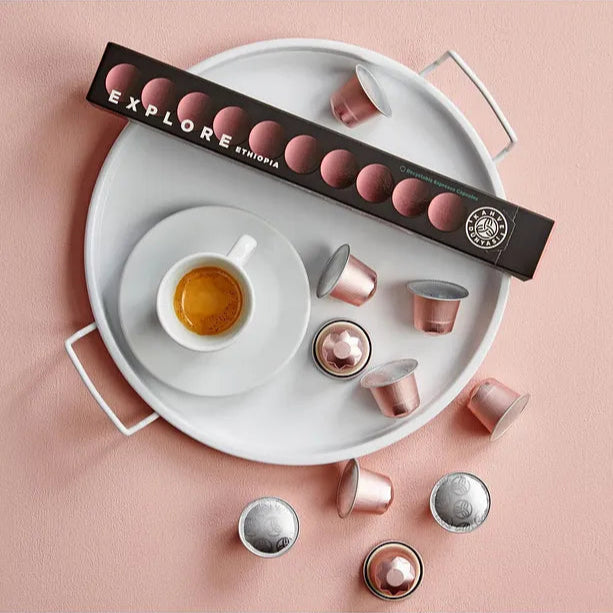 Kahve Dunyasi Ethiopia Capsule Coffee 10 Pieces Box - صورة 1