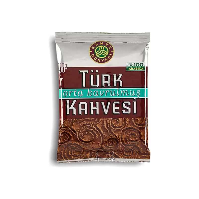 Kahve Dunyasi Medium Roasted Turkish Coffee 100g Pack
