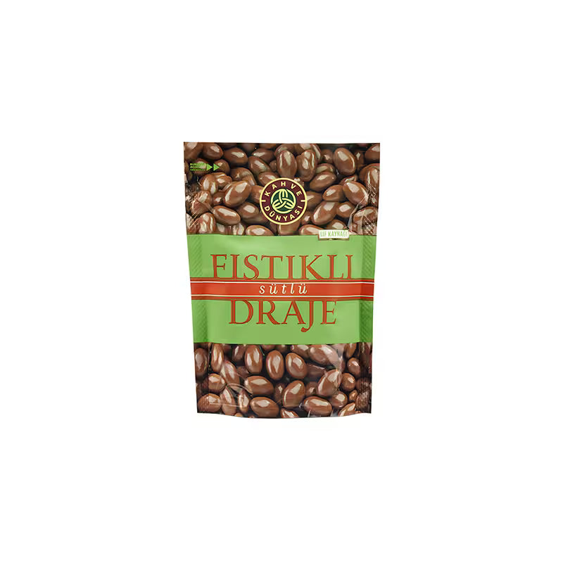 Kahve Dunyasi Pistachio Dragee Milk Chocolate 180g Pack - صورة 2