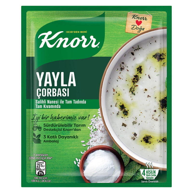 Knorr Yayla Instant Soup 72 g packكنور شوربة يايلا الفورية 4 حصص 72 غ من Knorr | العافية