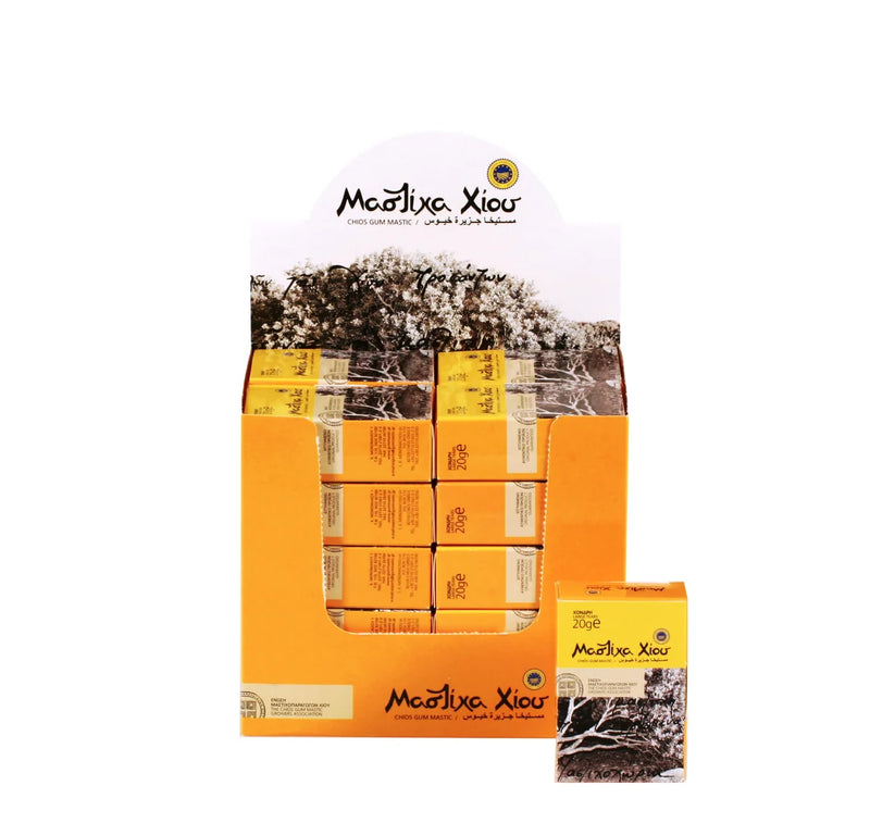 Korakis Marinos natural gum mastic from Chios in 10g and 20g packs - صورة 4