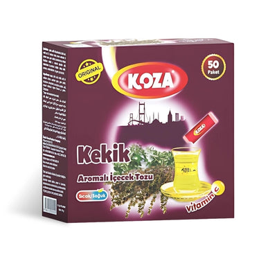 Koza Thyme Flavored Instant Drink Powder 50 Sachets Box - Koza