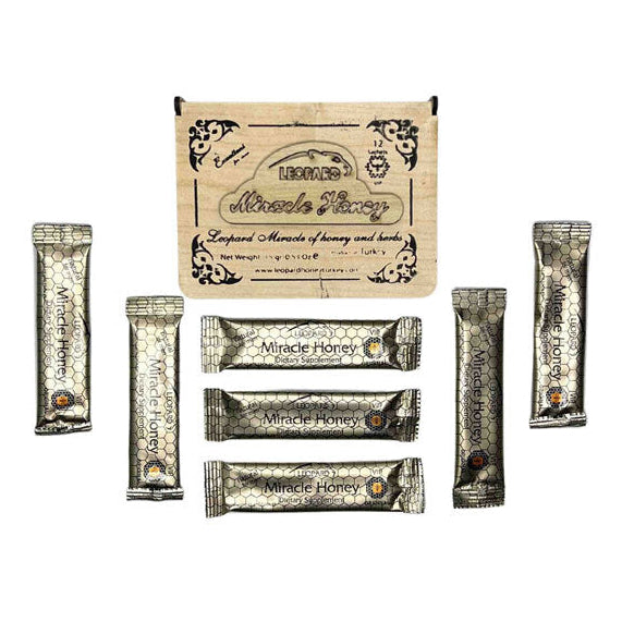 Leopard Miracle Honey 12 Sachets 15g box - Image 2