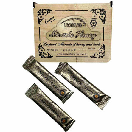 Leopard Miracle Honey 12 Sachets 15g box - Image 4