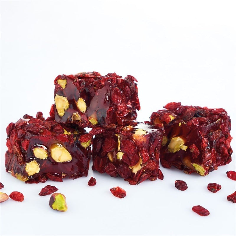 Lokum Atolyesi barberry pistachio Turkish delight gluten-free vegan 500g - صورة 1