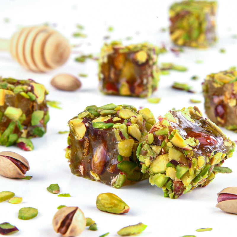 Lokum Atolyesi honey pistachio Turkish delight gluten-free vegan 500g - صورة 3