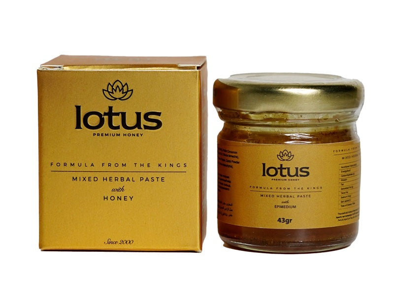 Translation missing: en.Lotus herbal honey strength paste in 43g glass jar - Lotus - accessibility.image_number 1