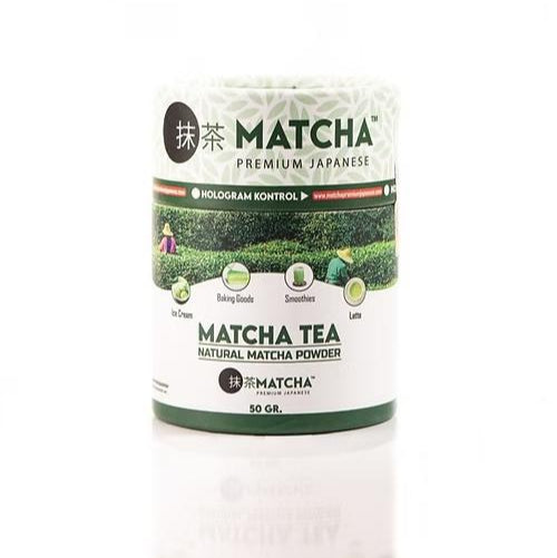 Matcha Premium Japanese Natural Matcha Powder 50g Cylinder Jar - صورة 2
