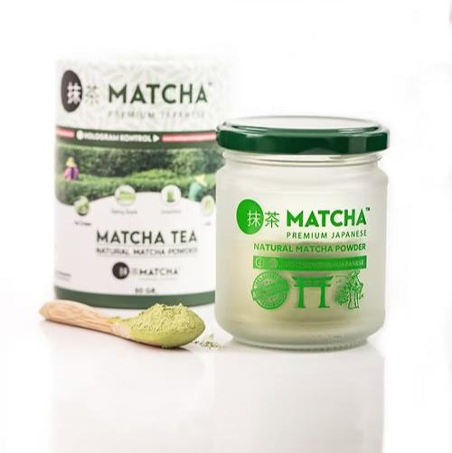 Matcha Premium Japanese Natural Matcha Powder 50g Cylinder Jar - صورة 1