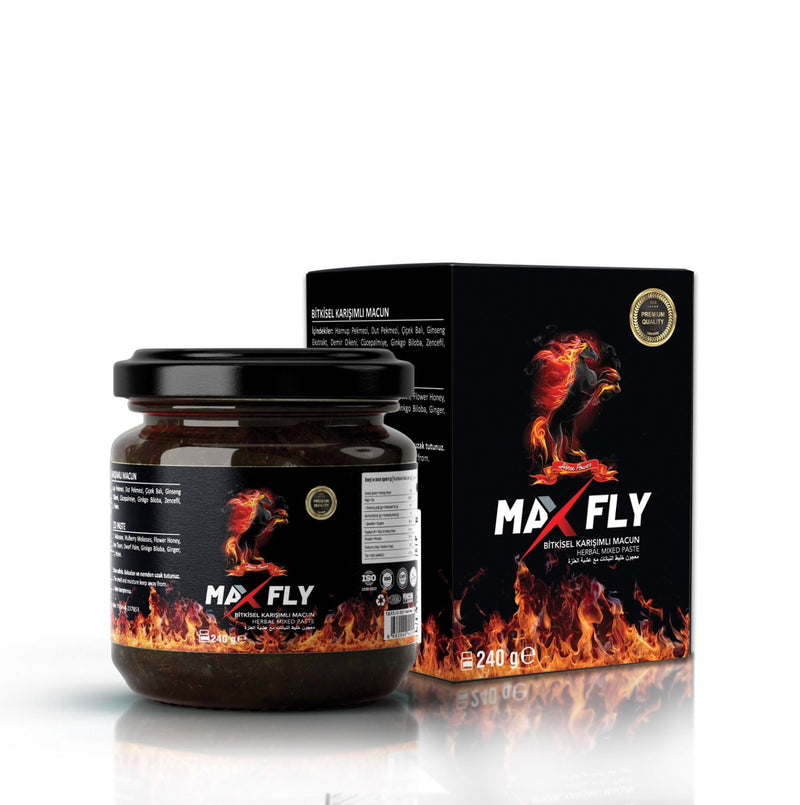 Max Fly herbal honey paste in 240g traditional jar for couples - صورة 1