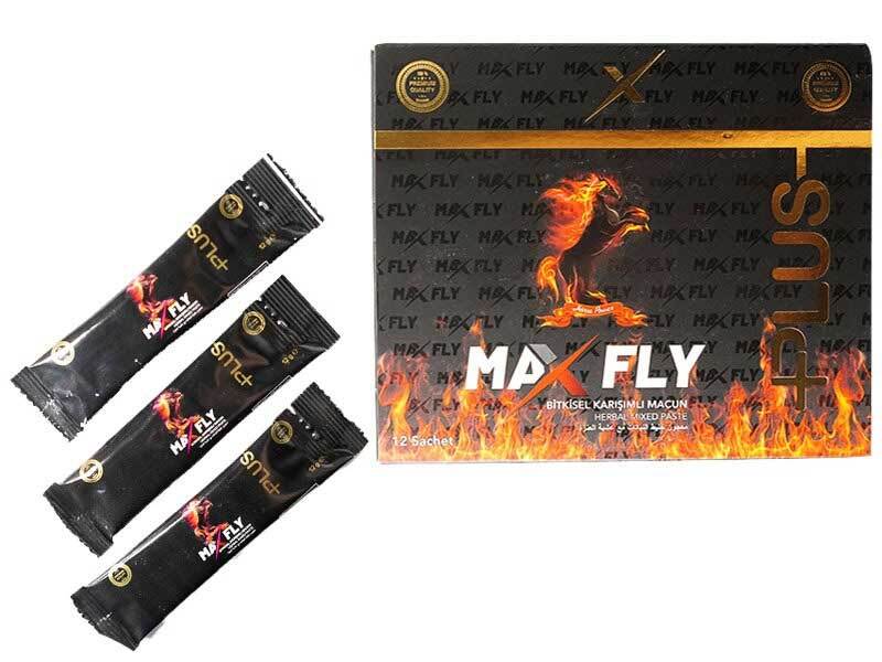 Max Fly Plus herbal honey paste with 12 discreet Turkish sachets - صورة 2