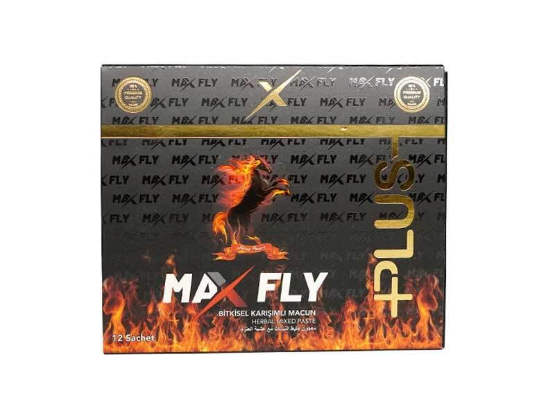 Max Fly Plus herbal honey paste with 12 discreet Turkish sachets - صورة 3