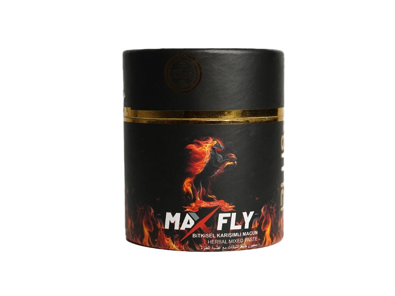 Max Fly Plus herbal honey paste in 240g traditional glass jar - صورة 4