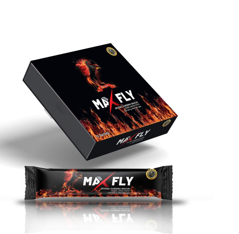 Turkish herbal honey paste in 12 discreet sachets by Max Fly - صورة 1