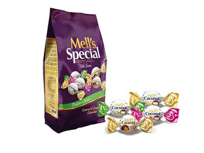 Mells Caramel mixed chocolates individually wrapped 330 g bag