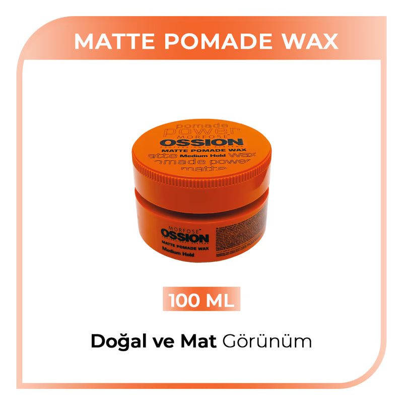 Morfose Ossion Matte Pomade Wax 100 ml jar