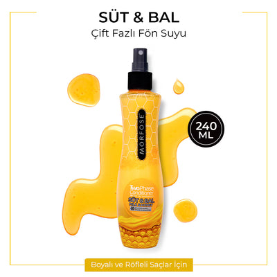 Morfose Two Phase Conditioner Milk and Honey 240 ml spray bottle - Morfose