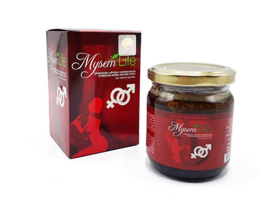Mysem Life Herbal Mixture Paste – 230g jar featuring a natural formula for men’s well-being - Mysem Life