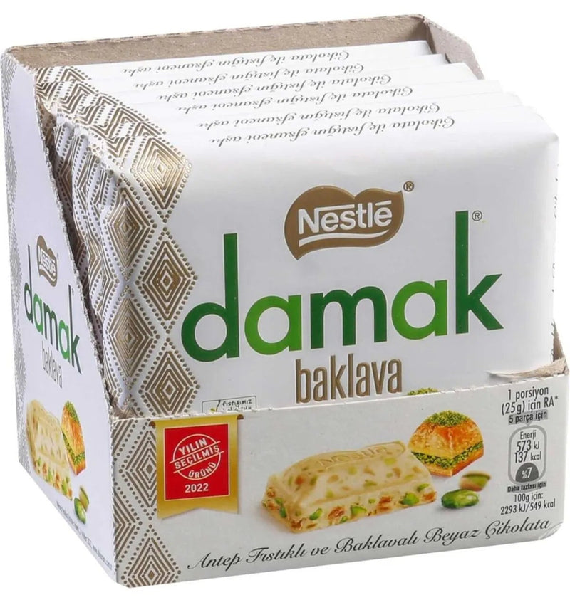 Nestle Damak Square Chocolate with Baklava Roll 60g - Nestle - Image 3