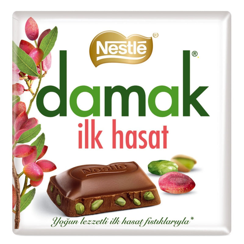 Nestle Damak İlk Hasat Milk Chocolate with Pistachios 60g - صورة 1
