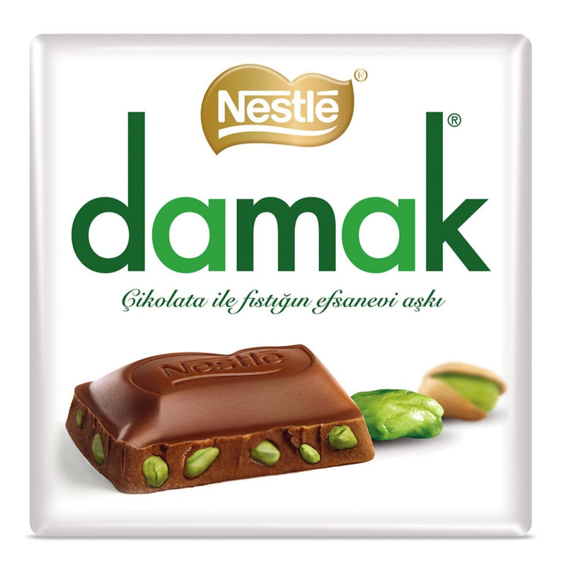 Nestle Damak Milk Chocolate with Pistachios 60g - صورة 1